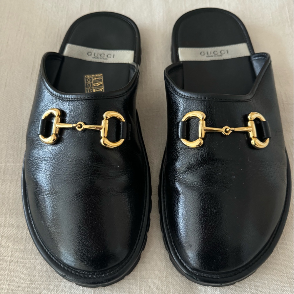 gucci horsebit slip on loafer